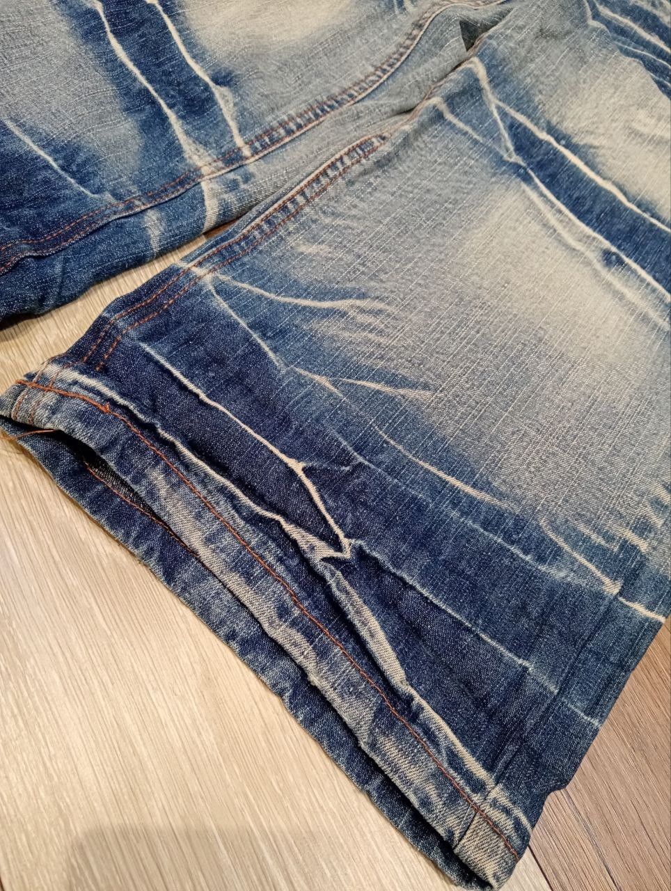 LOWBOX LOWBOX JAPAN BLUE DENIM SHORTPANTS Size US 33 - 3 Thumbnail