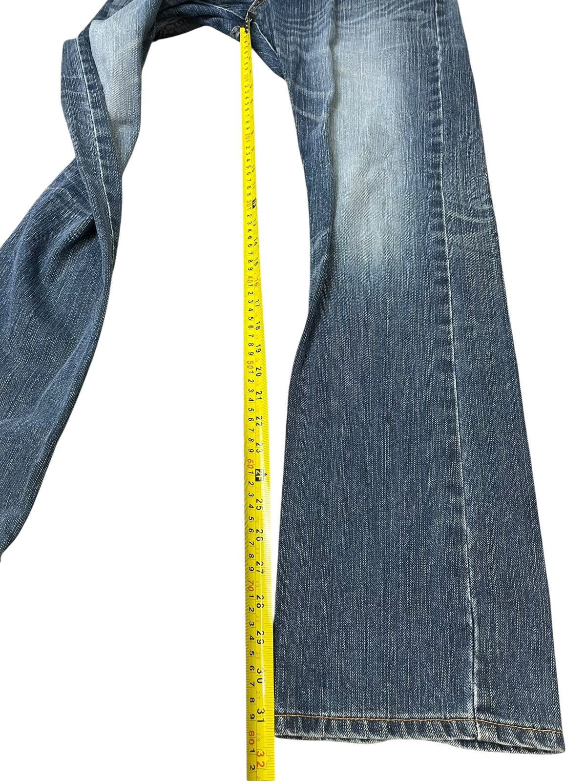 Edwin Vintage Edwin 503 Blue Trip Straight Cut Size US 30 / EU 46 - 6 Thumbnail