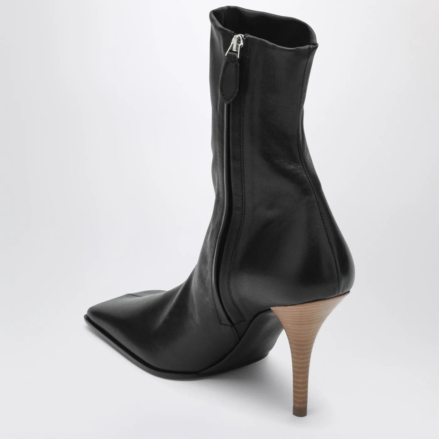 Alaia o1d2blof0426 Soft Square Sock Boots in Black Size US 10 / IT 40 - 4 Thumbnail