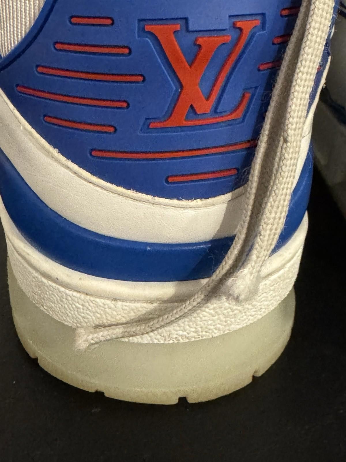 Louis Vuitton LOUIS VUITTON LV Trainer Sneaker Red White Virgil Abloh Size US 11 / EU 44 - 8 Thumbnail