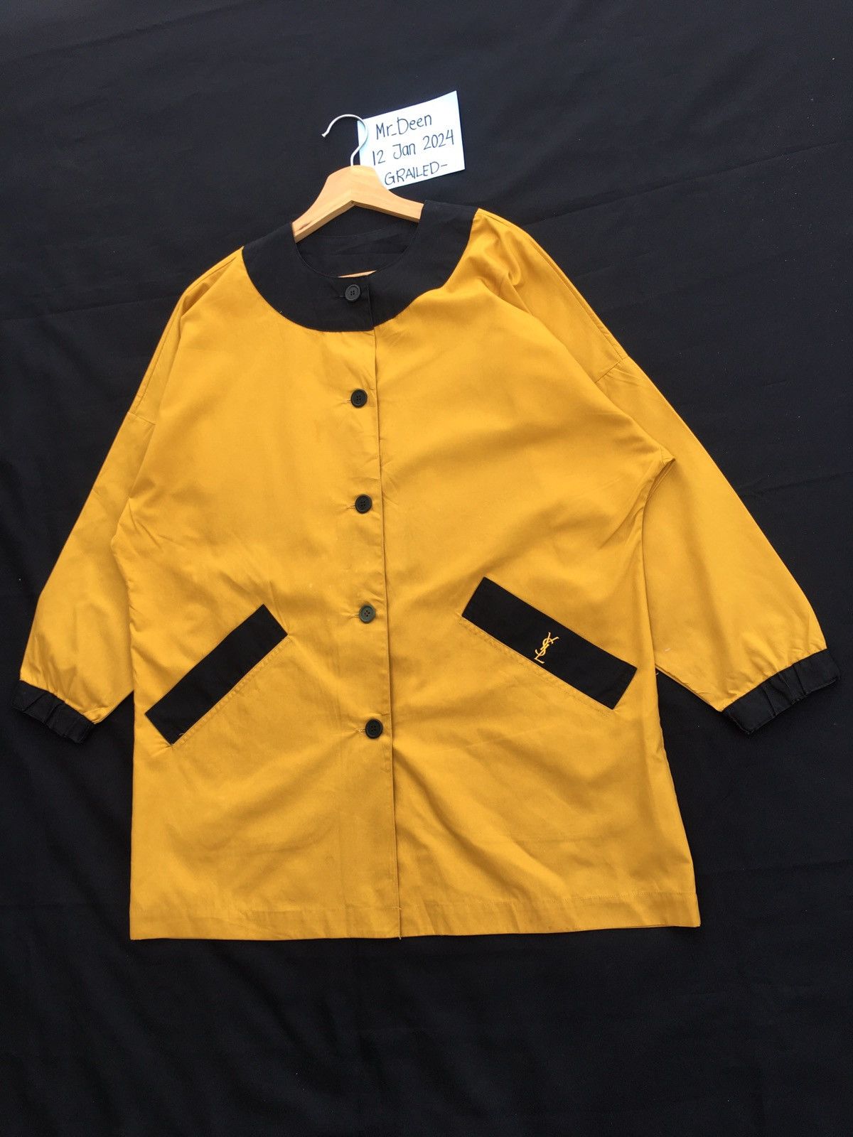 Yves Saint Laurent Rare Vintage YSL Yves Saint Laurent Long Jacket/Outerwear Size L / US 10 / IT 46 - 3 Thumbnail