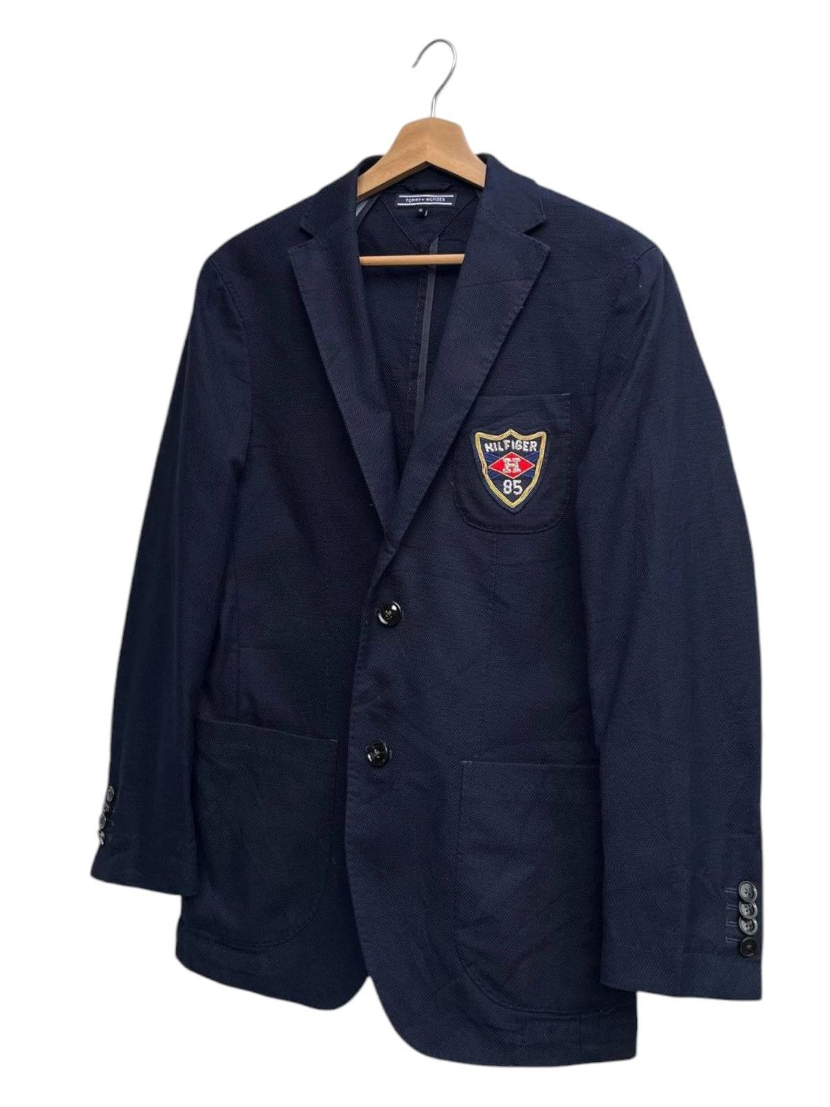 Tommy Hilfiger Luxury Hilfiger 85 Chest Patch Performance Blazer Size US S / EU 44-46 / 1 - 6 Thumbnail