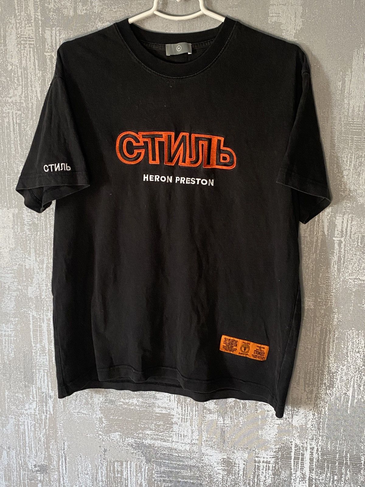 Heron Preston Стиль Heron Preston T-shirt Big Logo Hype Drill Casual Size US M / EU 48-50 / 2 - 1 Thumbnail