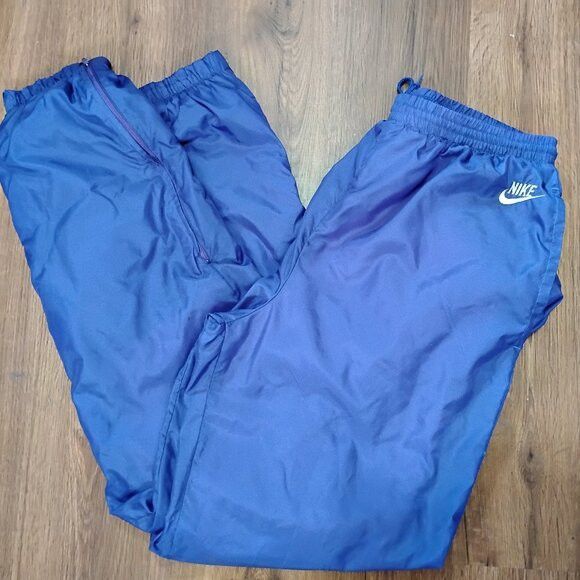Nike Vintage Nike Lined Wind Pants Joggers Trainers Purple Size US 30 / EU 46 - 1 Thumbnail