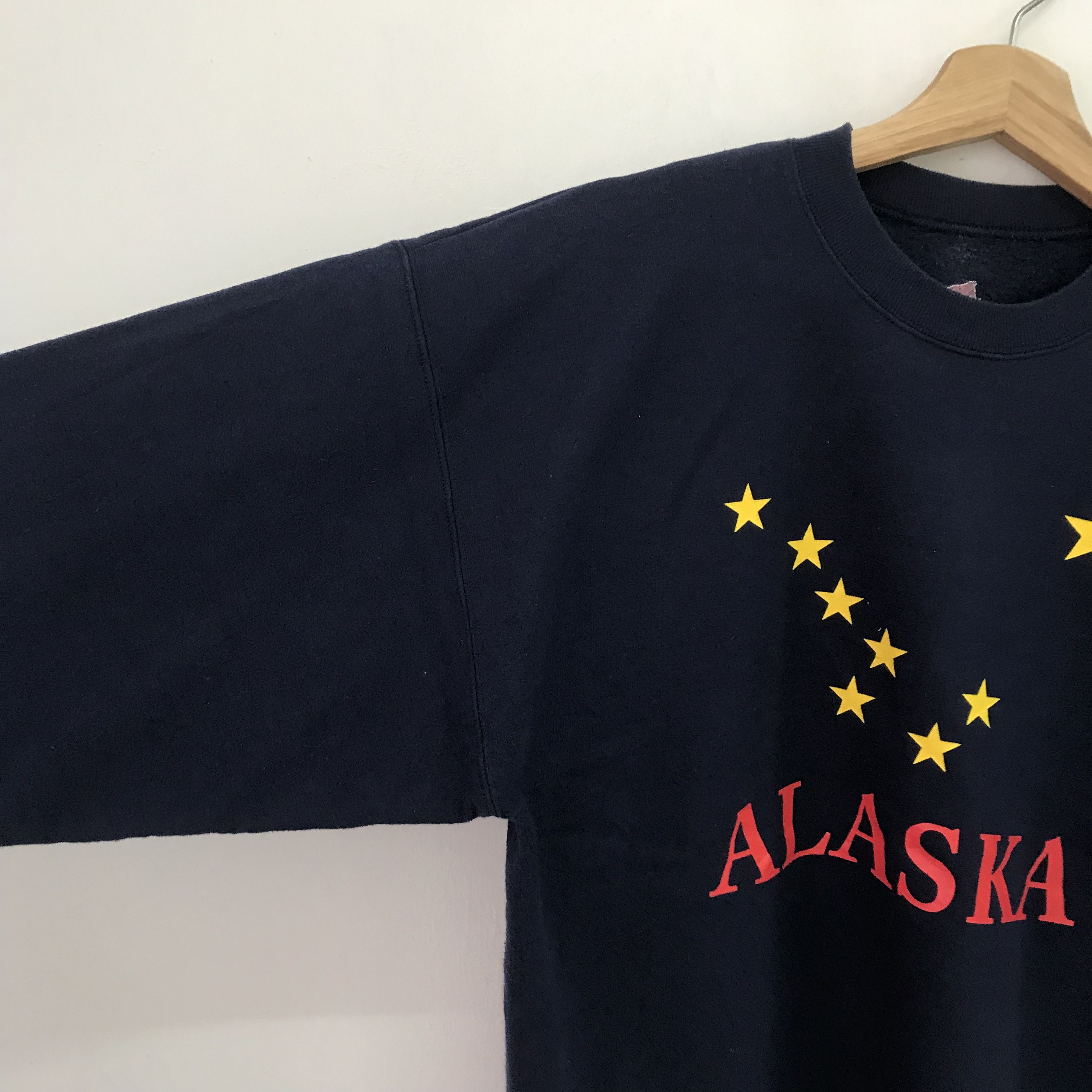 Vintage Alaska US State Blue Sweatshirt - 295 Size US M / EU 48-50 / 2 - 4 Thumbnail