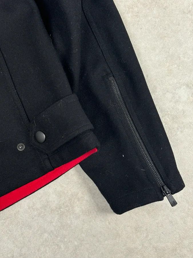 agnes b. Agnes b Black Wool Contrast Collar Perfecto Jacket Size US M / EU 48-50 / 2 - 10 Thumbnail