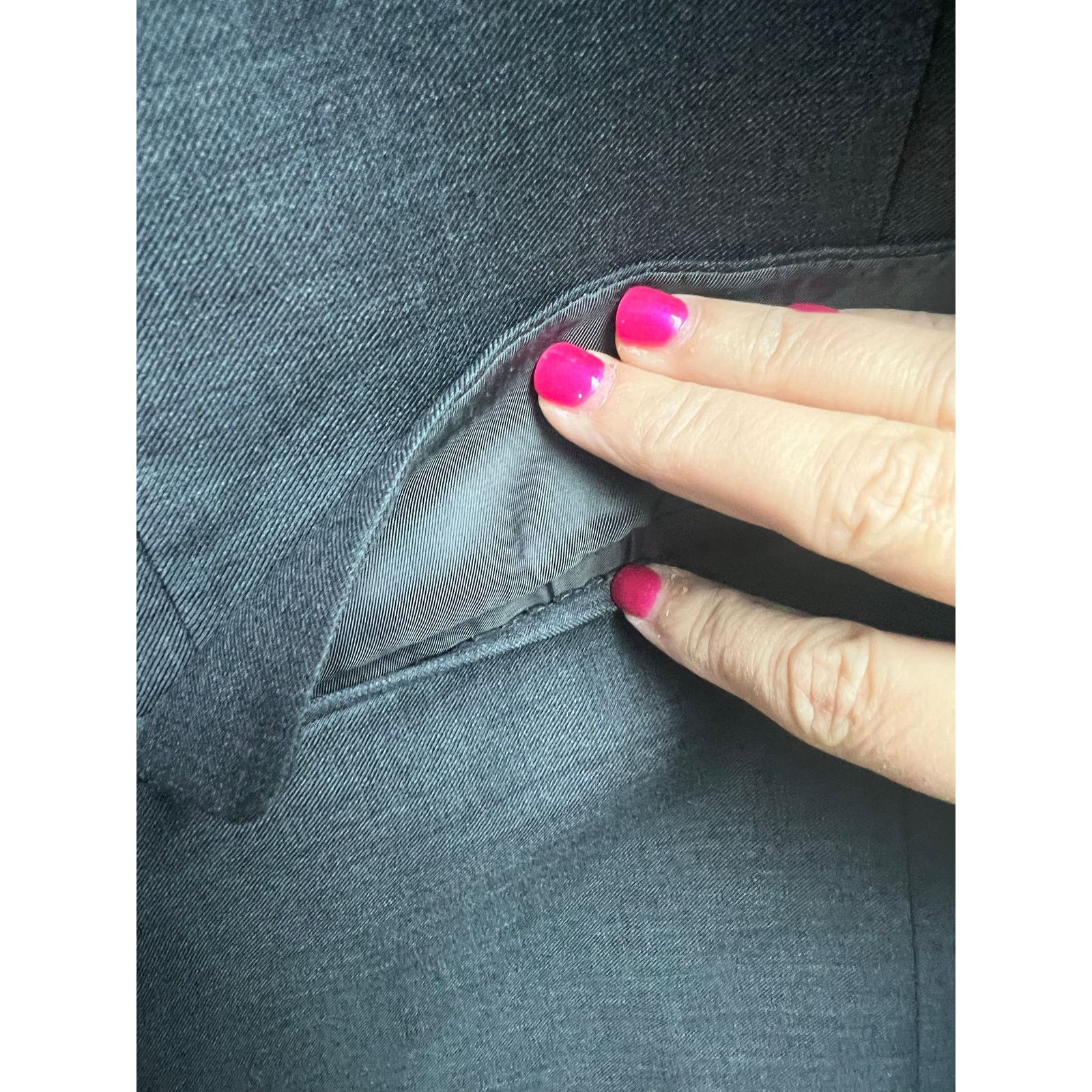 Ralph Lauren Lauren Ralph Lauren Dark Gray Blazer Wool Natural Stretch Size 46R - 5 Thumbnail