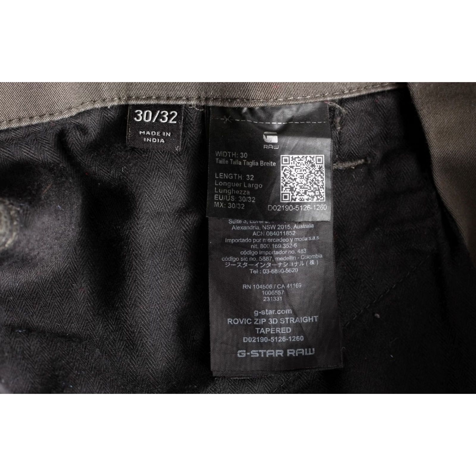 G-Star G-Star ROVIC ZIP 3D STRAIGHT TAPERED Cargo Pants Trousers Men W30 L32 DZ776, Grey Brown, 30 Regular, Zip, Twill, Casual, Mens Size US 30 / EU 46 - 7 Thumbnail