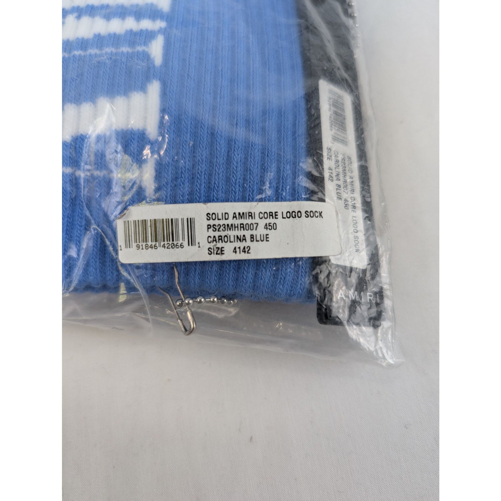 Amiri o1rshd1 Q:3 / Size: 41-42 / Solid Amiri Core Logo Socks Blue Size ONE SIZE - 13 Thumbnail