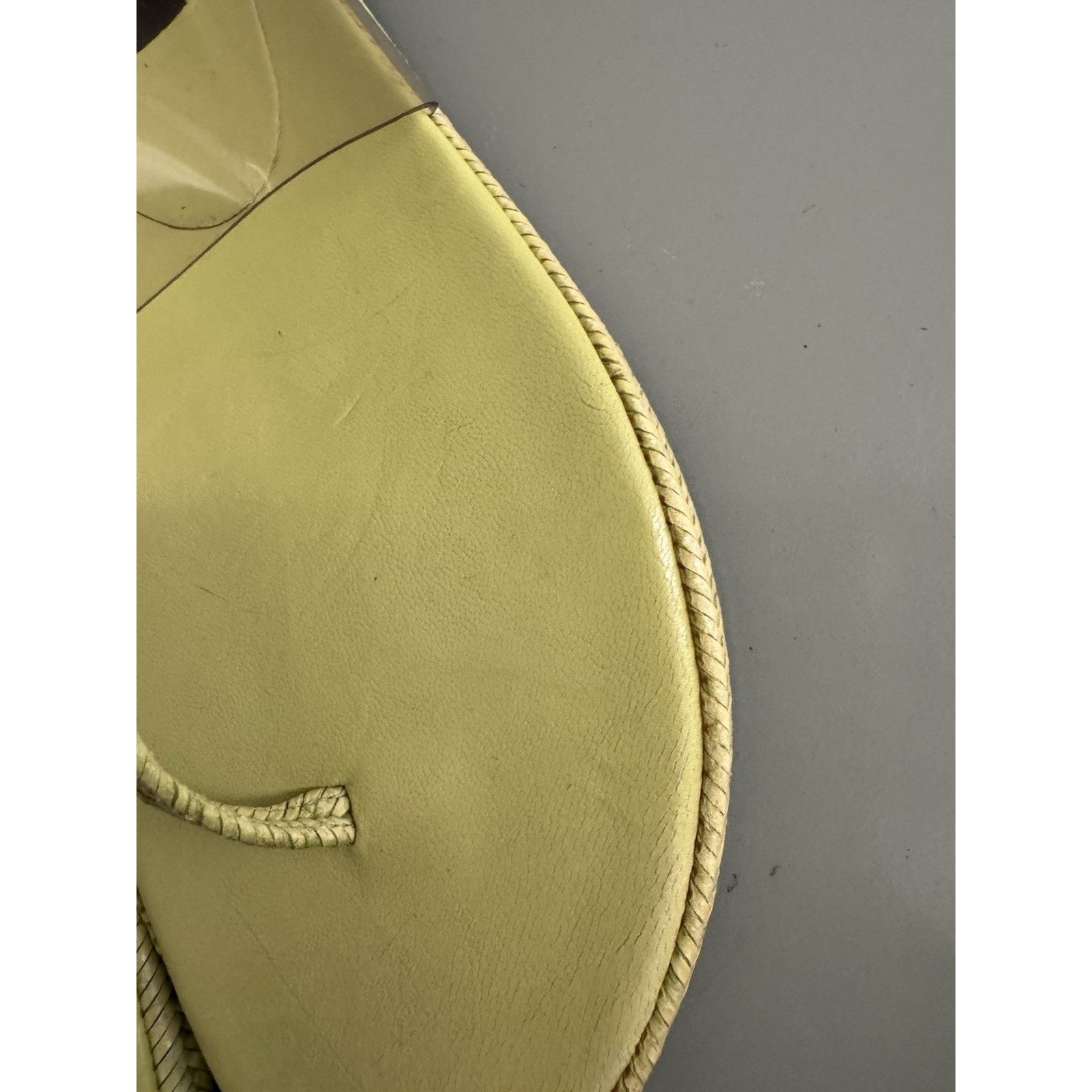 Stuart Weitzman Vintage Stuart Weitzman Clear Sandals Shoes Thong Lime Green Size US 7.5 / IT 37.5 - 6 Thumbnail