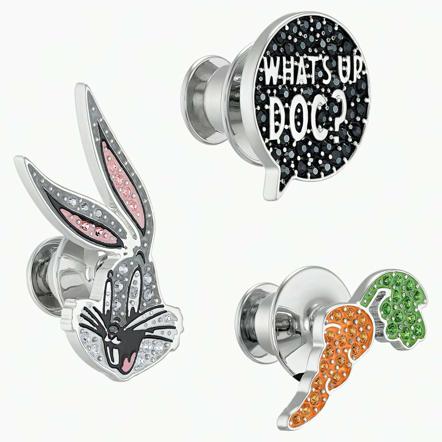 Swarovski Swarovski LOONEY TUNES BUGS BUNNY TIE PIN SET & TWEETY PIN Size ONE SIZE - 9 Thumbnail