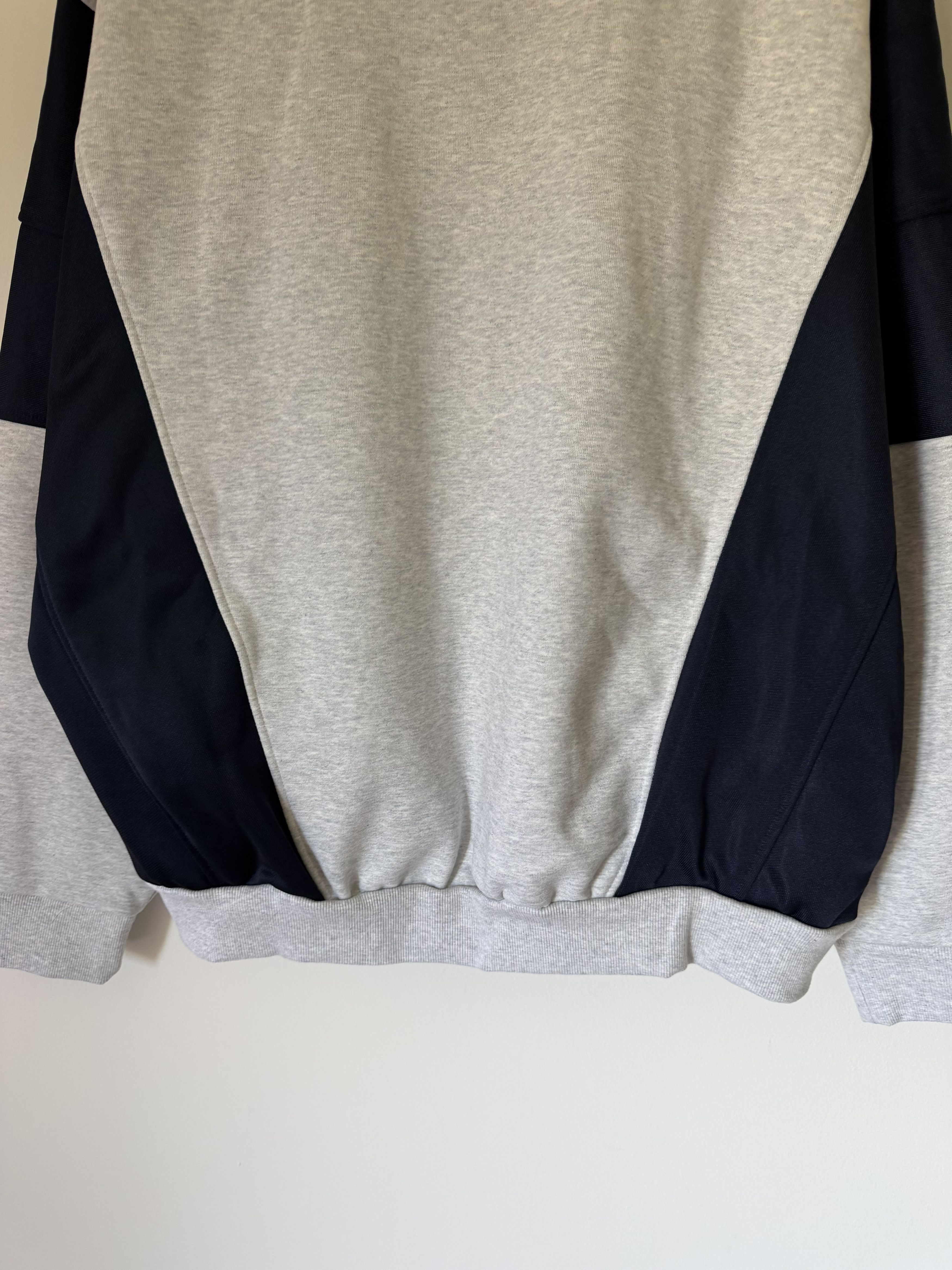 Adidas × Willy Chavarria Willy Chavarria Adidas Watsonville Mock Neck Sweatshirt Gray Size US XL / EU 56 / 4 - 7 Thumbnail