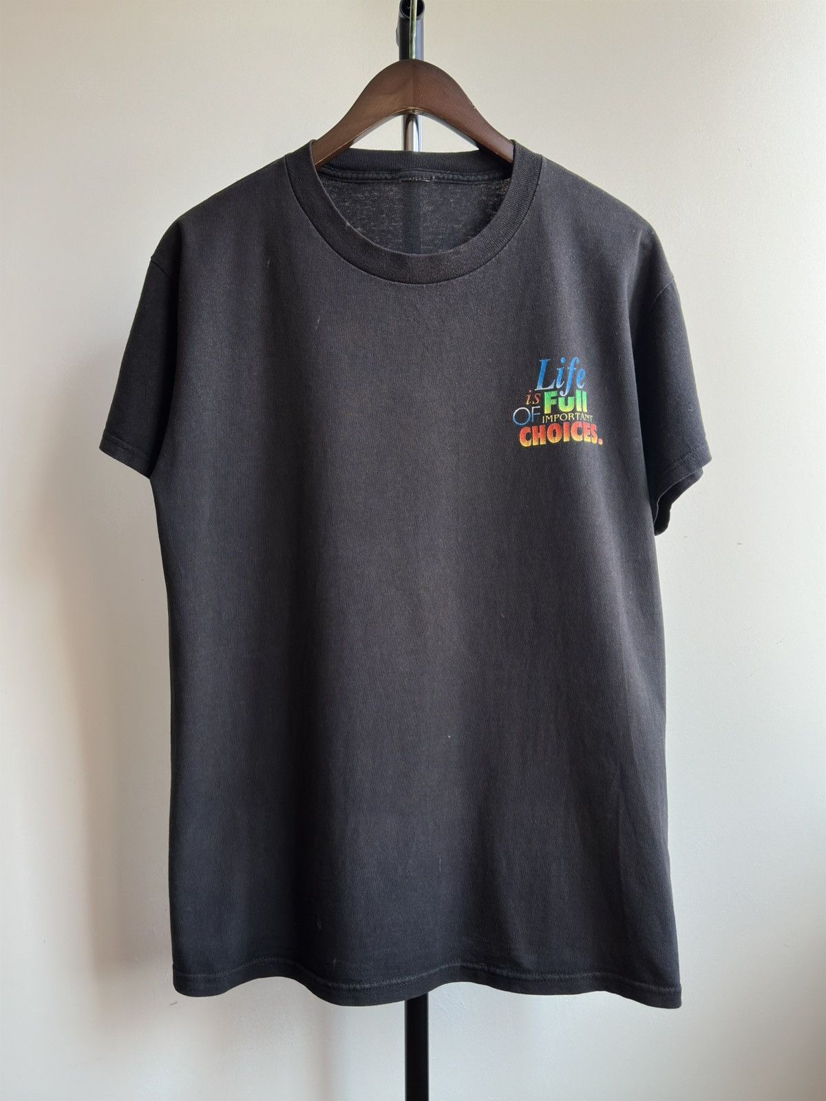 Vintage VINTAGE 1994 LIFE IS FULL OF IMPORTANT CHOICES GUITAR TEE Size US L / EU 52-54 / 3 - 6 Thumbnail