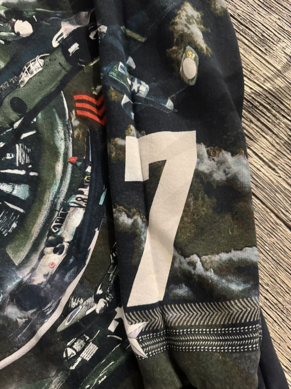 Givenchy Givenchy 2012 Airplane Fighter Jet Stars Hoodie Size M Size US M / EU 48-50 / 2 - 4 Thumbnail