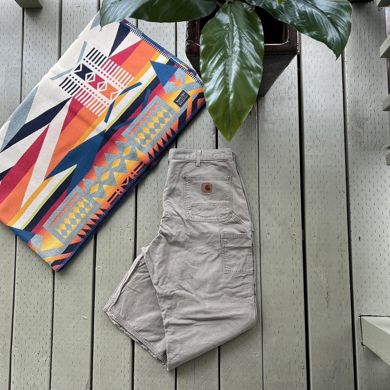 Carhartt Vintage Carhartt Pants Canvas Carpenter Relaxed Fit Workwear Size US 36 / EU 52 - 3 Thumbnail
