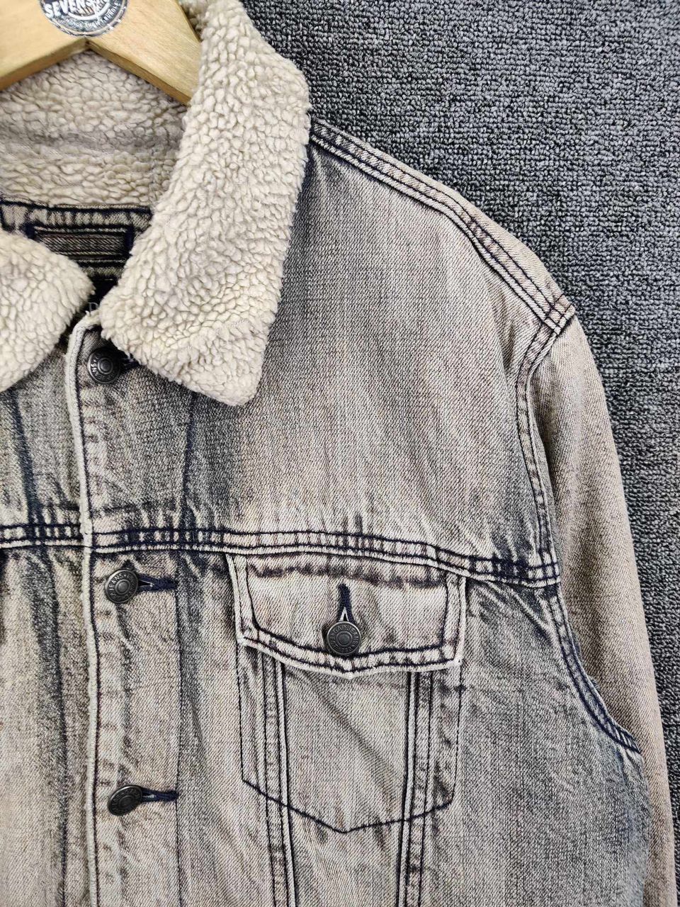 Gap Vintage Gap Sherpa Denim Jacket Size US M / EU 48-50 / 2 - 5 Thumbnail