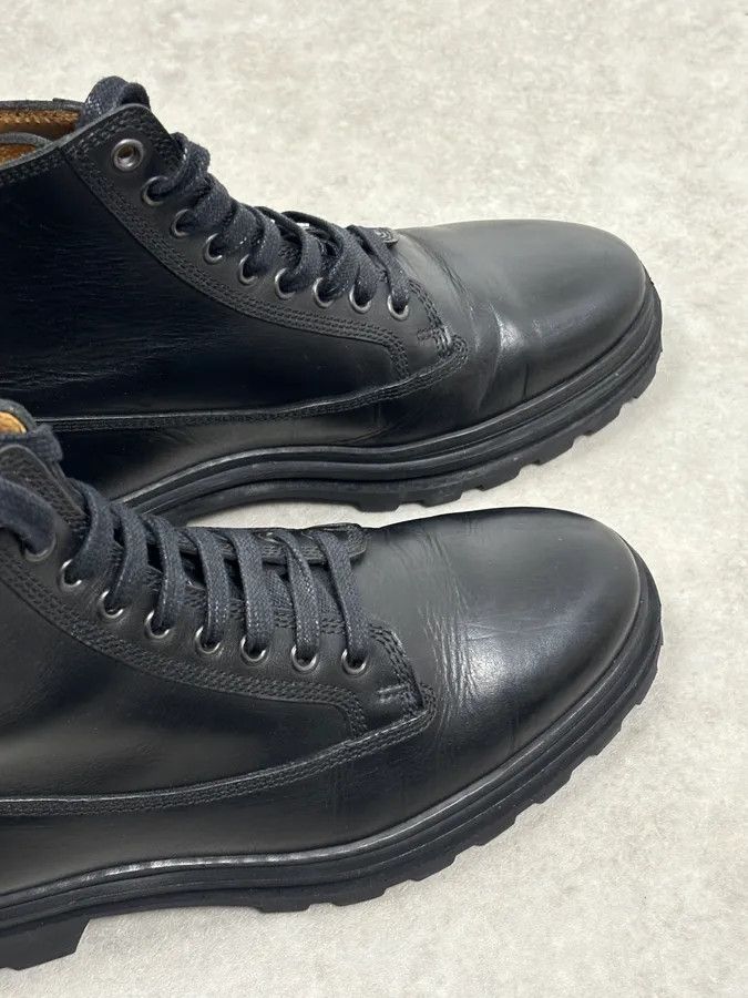 A.P.C. A.P.C. Black Leather Lace-Up Boots Chunky Sole Size 42 Size US 9 / EU 42 - 5 Thumbnail