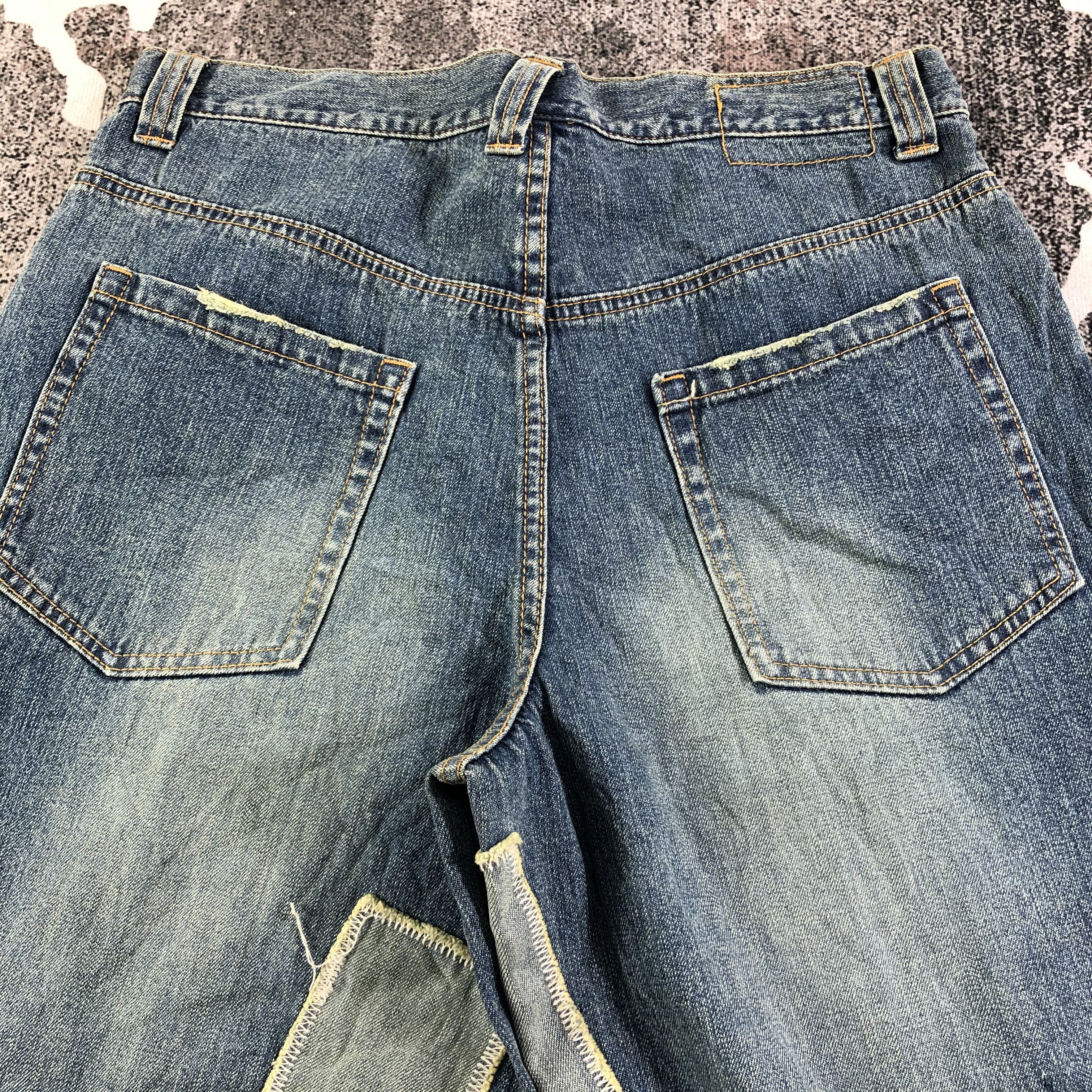 Tony Hawk Tony Hawk Patchwork Baggy Jeans KJ2046 Size US 33 - 4 Thumbnail