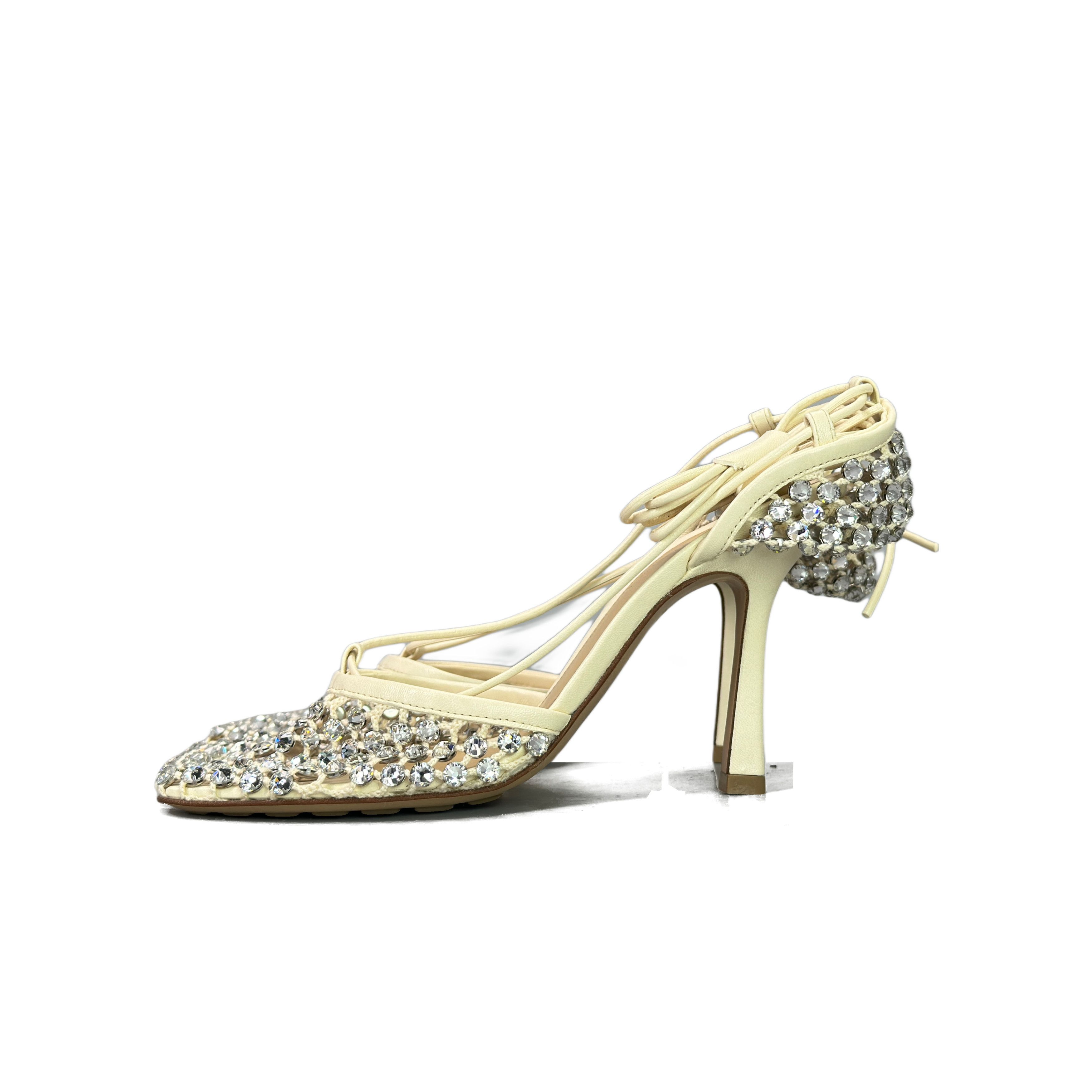 Bottega Veneta Bottega Veneta Crystal Stretch Sandals Size 36 Size US 6 / IT 36 - 1 Thumbnail