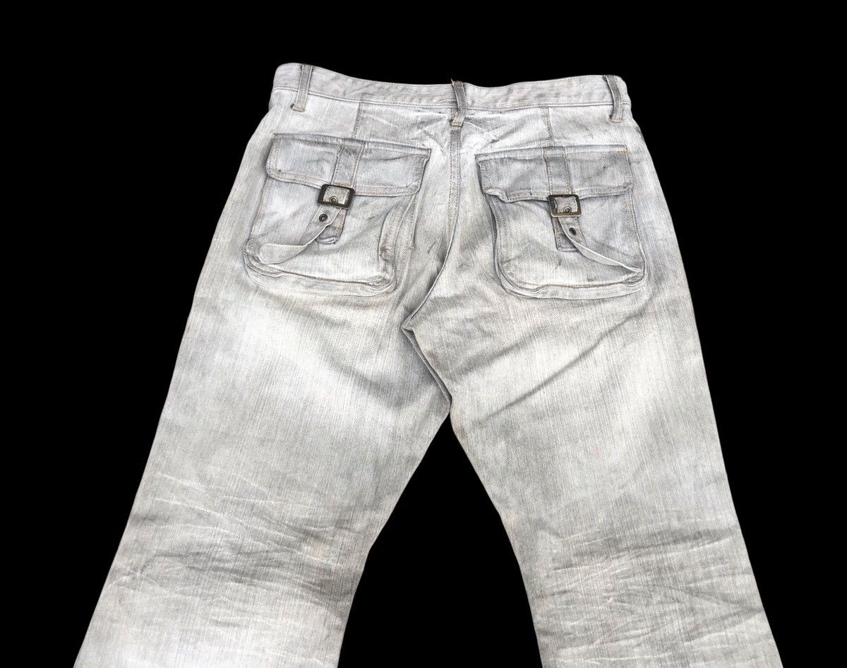 If Six Was Nine × Japanese Brand 🔥Mega Rare🔥A.S.M Acid Washed Flare Jeans Size US 30 / EU 46 - 3 Thumbnail