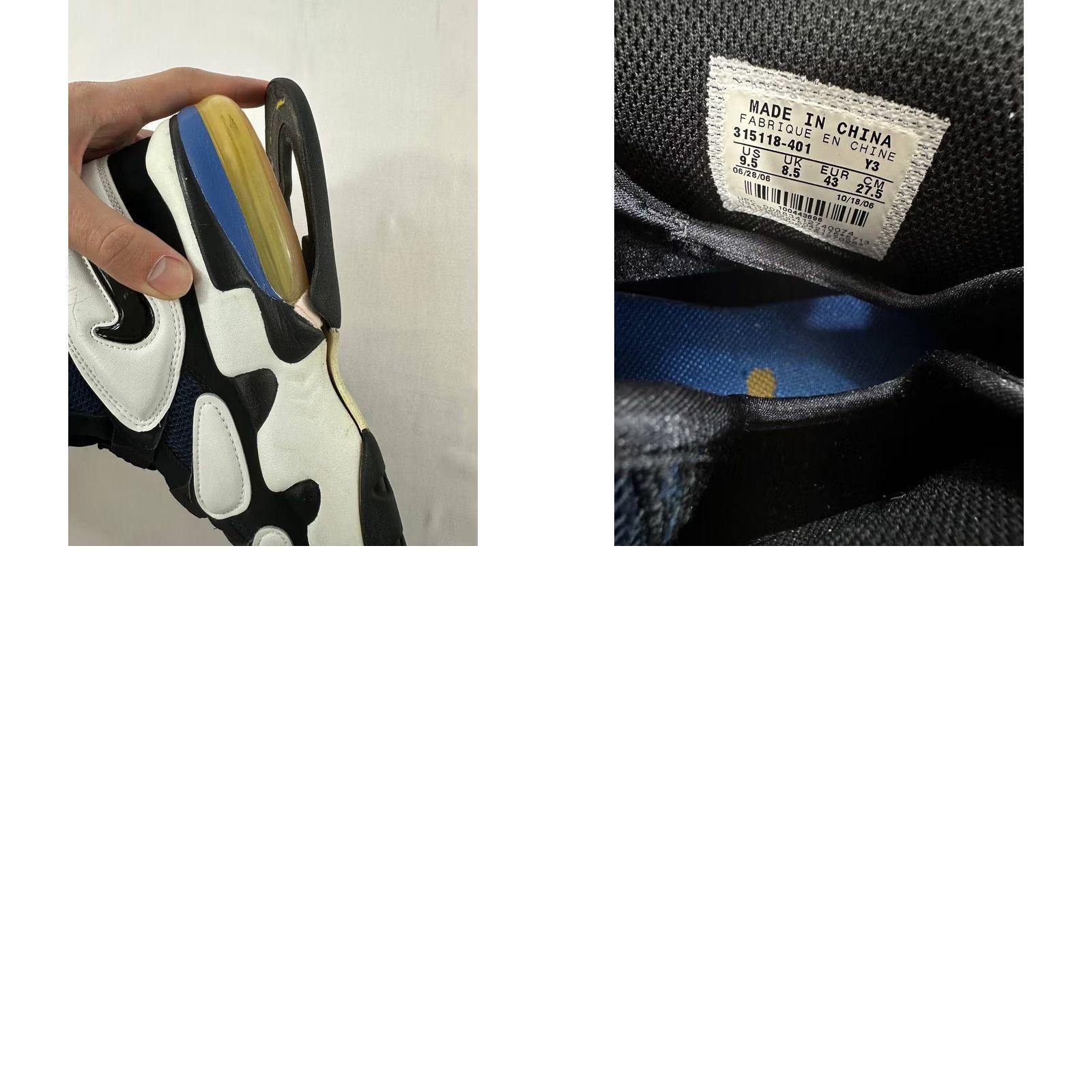 Nike Nike Air Max Tempo Sneaker Mens 9.5 Blue Nubuck 315118-401 Size US 10 / EU 43 - 10 Thumbnail