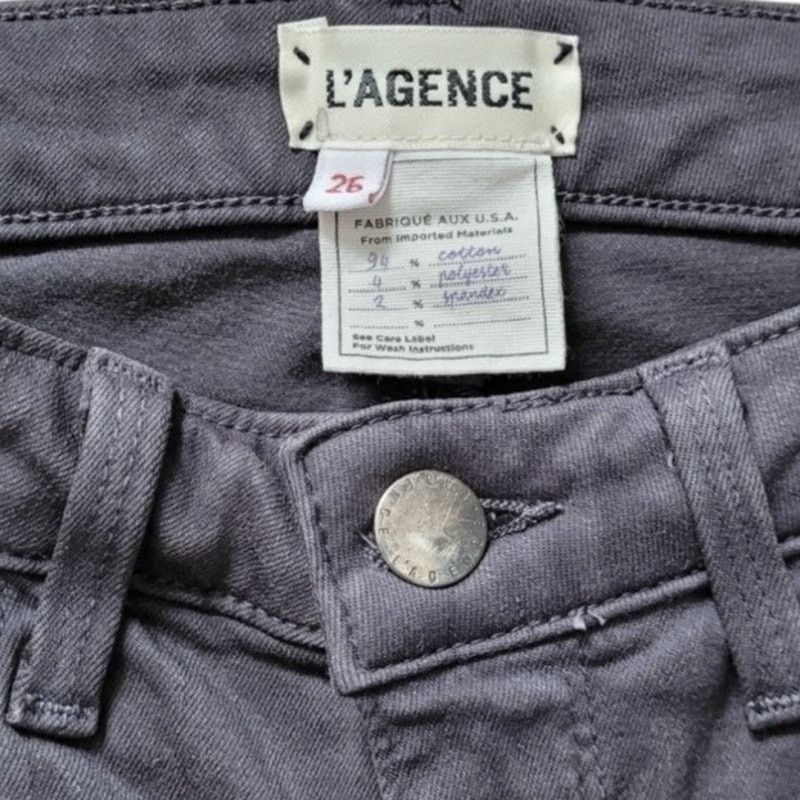 L'AGENCE L'agence Gray Jeans | Size 26 Size 26" / US 2 / IT 38 - 5 Thumbnail