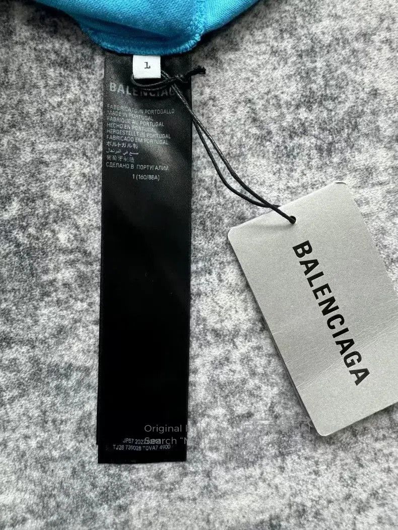 Balenciaga Balenciaga Blue Manchester United Tee. Size US XXS / EU 40 - 5 Thumbnail