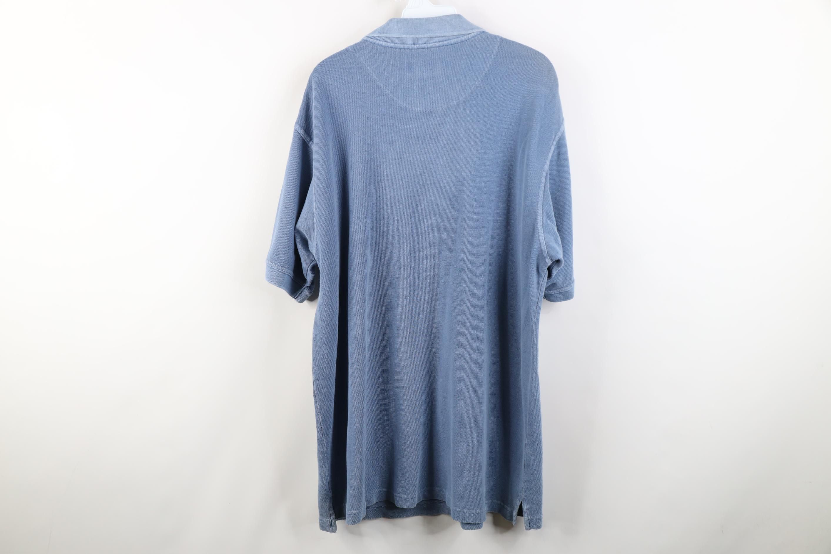Vintage Vintage 90s Streetwear Pigment Dye Stonewash Golf Polo Shirt Size US L / EU 52-54 / 3 - 9 Thumbnail