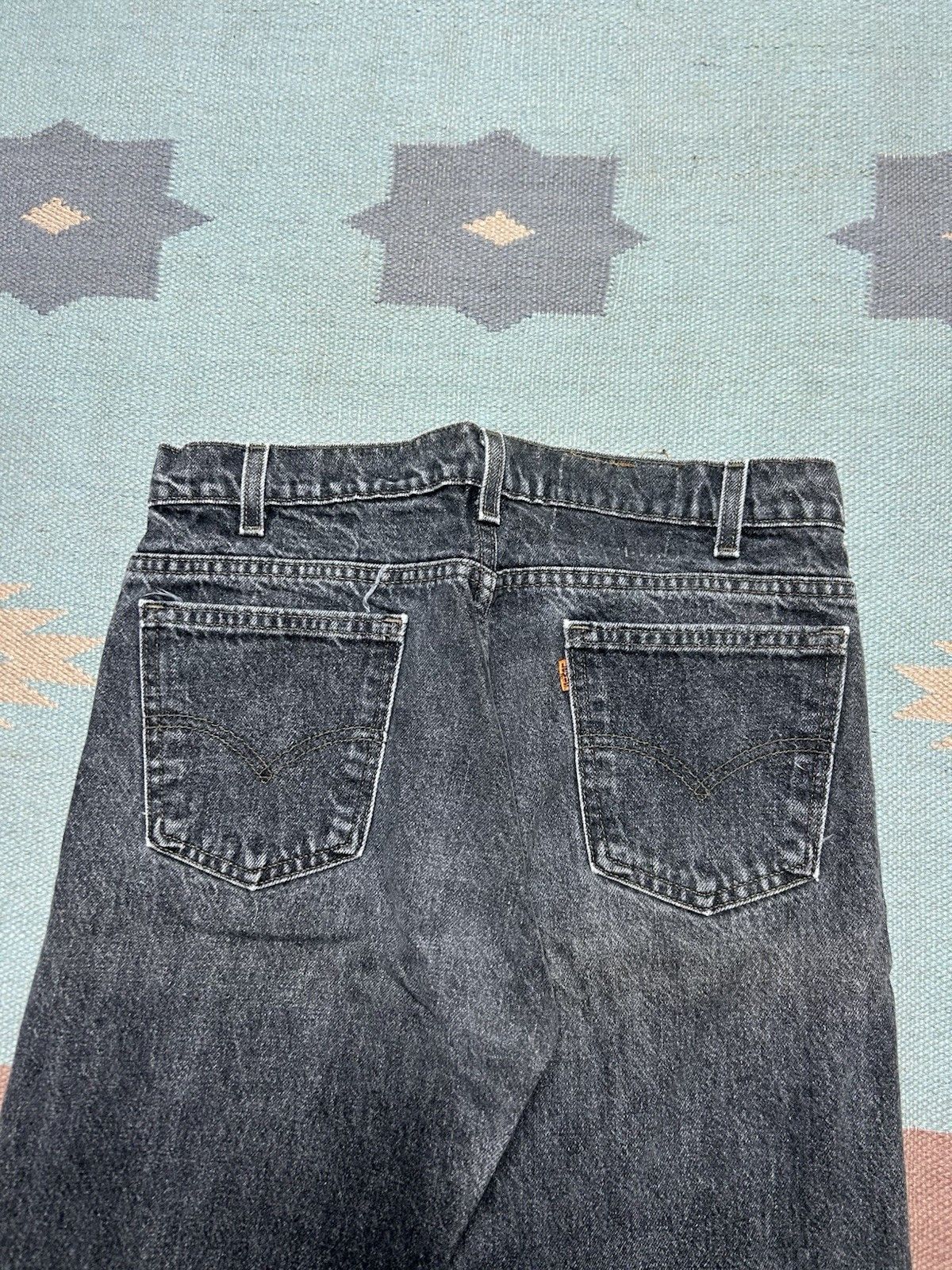 Vintage Vtg 90s Levi’s 505 jeans orange tab straight USA skate 32x33 Size US 32 / EU 48 - 3 Thumbnail