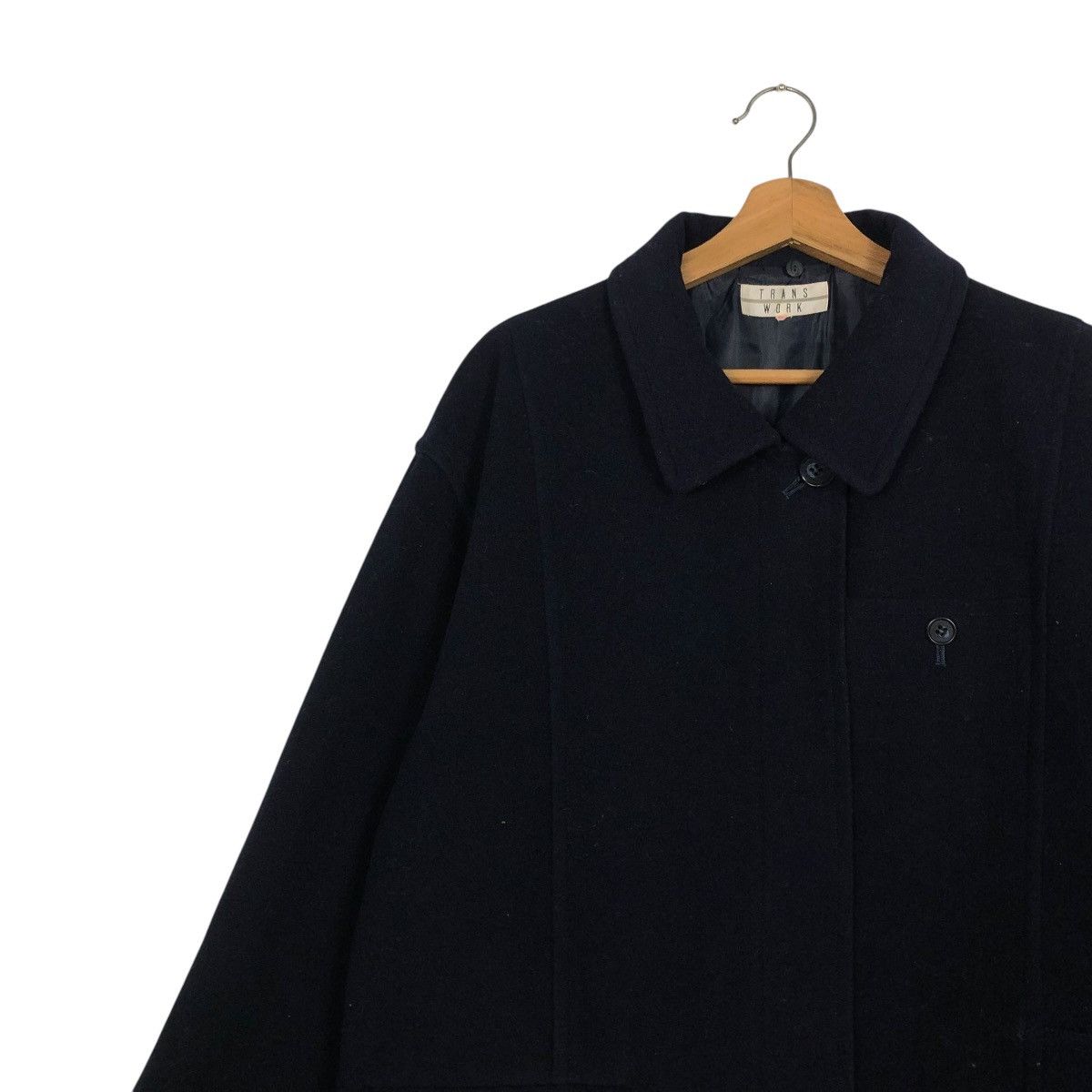 Japanese Brand 🔥RICH BLACK VINTAGE WOOL JACKET TRANS WORK ISSEY MIYAKE Size US M / EU 48-50 / 2 - 10 Thumbnail