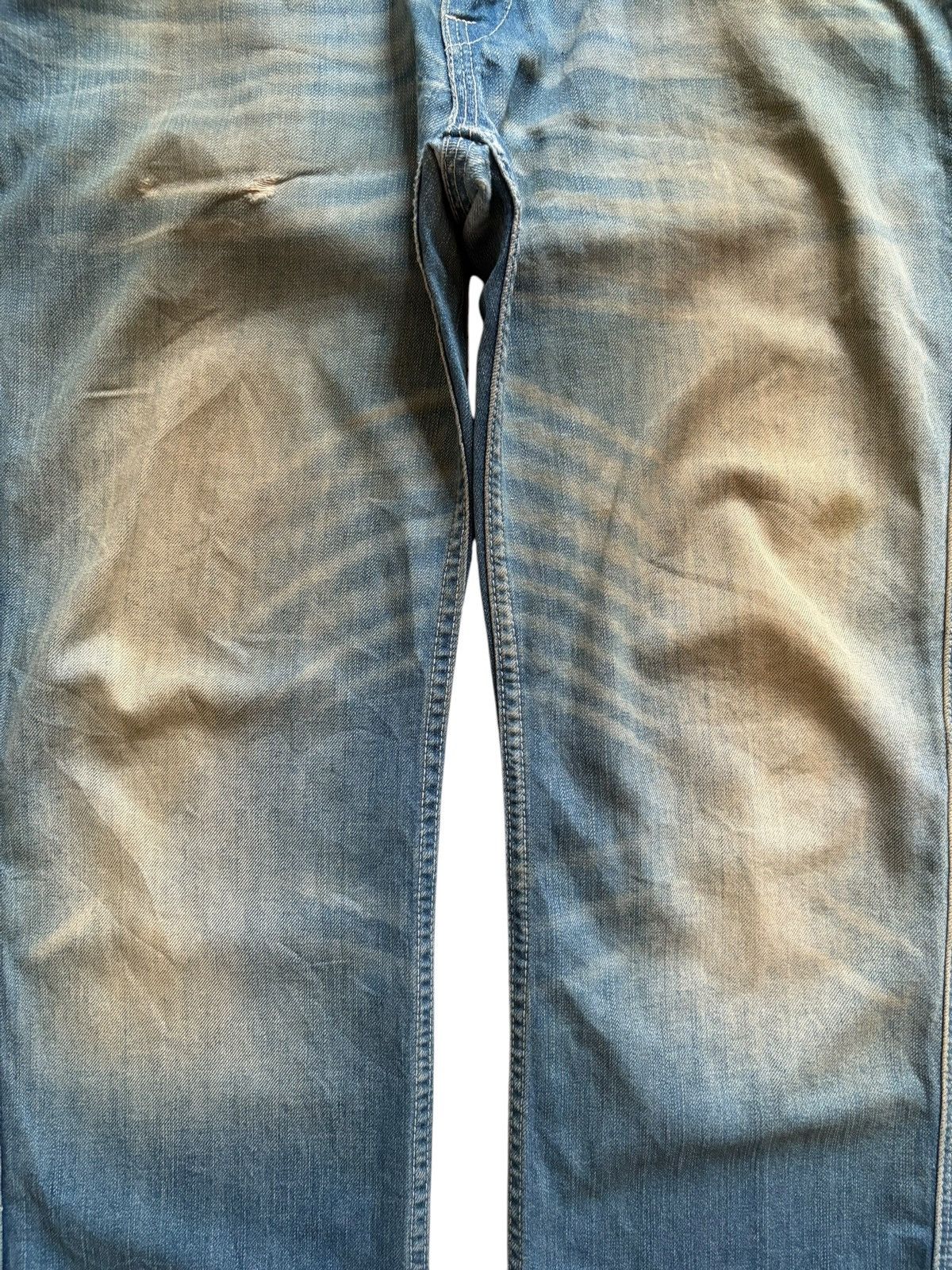 Levi's Vintage 90s Levis 504 Rusty Mud Wash Loose Jeans Size US 35 - 5 Thumbnail