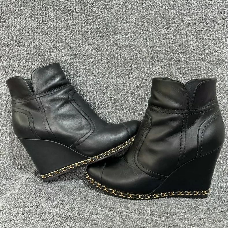 Chanel Chanel Thick Sole High Heels Size 38 -2505 Size US 7 / IT 37 - 2 Thumbnail