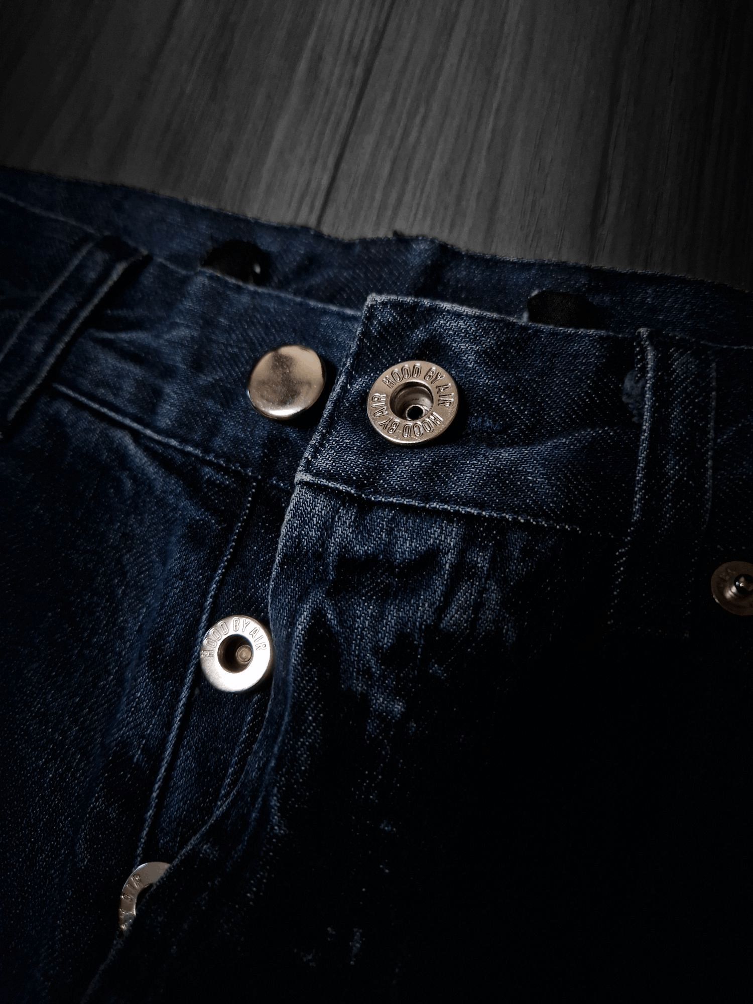 Hood By Air Hood By Air Hockey Knee Logo Jeans Size 31" - 4 Thumbnail