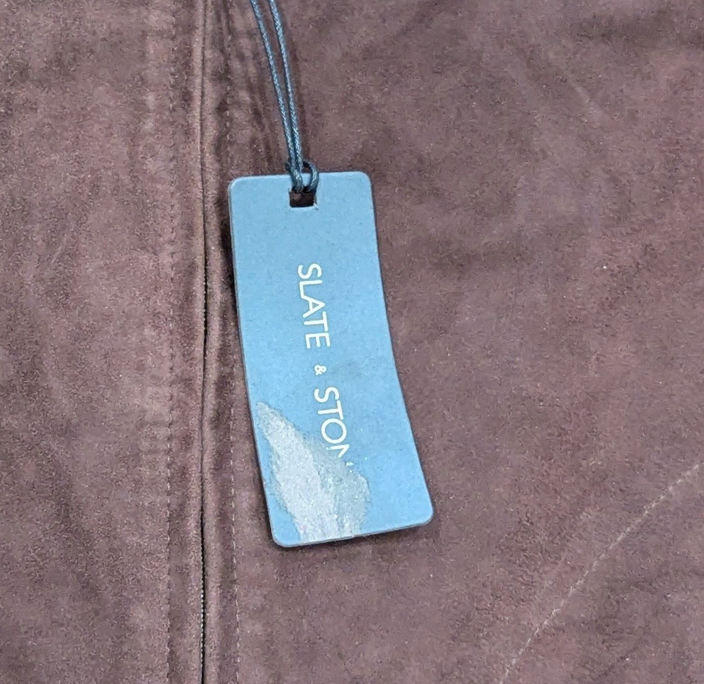 Slate & Stone Slate & Stone Suede Bomber Jacket Chocolate Brown XL Size US XL / EU 56 / 4 - 9 Thumbnail