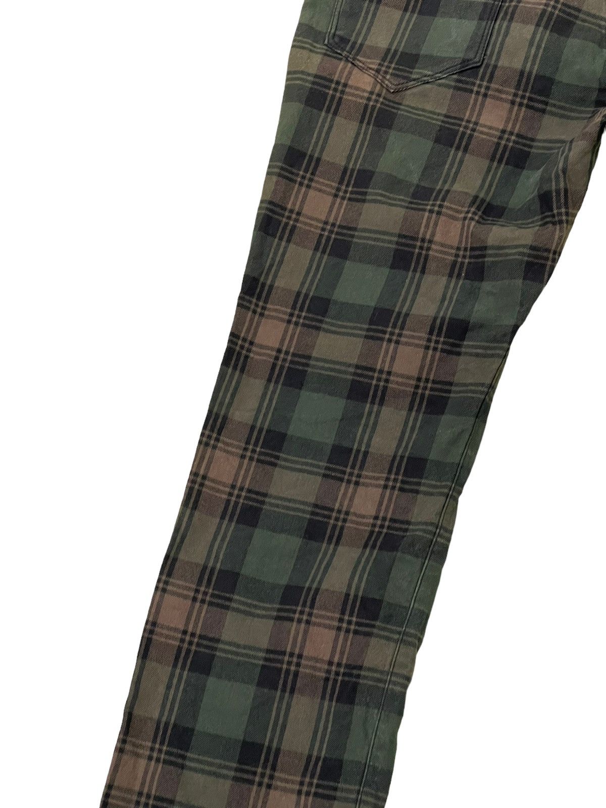 Japanese Brand Slim Check Pant Rageblue Stretch 7🟦0 Size US 33 - 4 Thumbnail