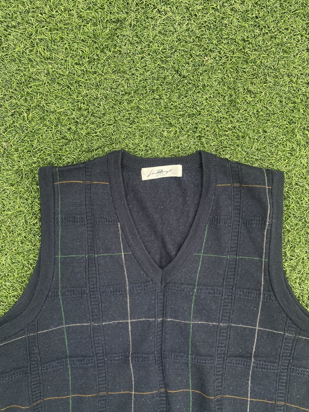 Japanese Brand × Lindbergh LINDBERGH KNITTED VEST Size US M / EU 48-50 / 2 - 2 Thumbnail