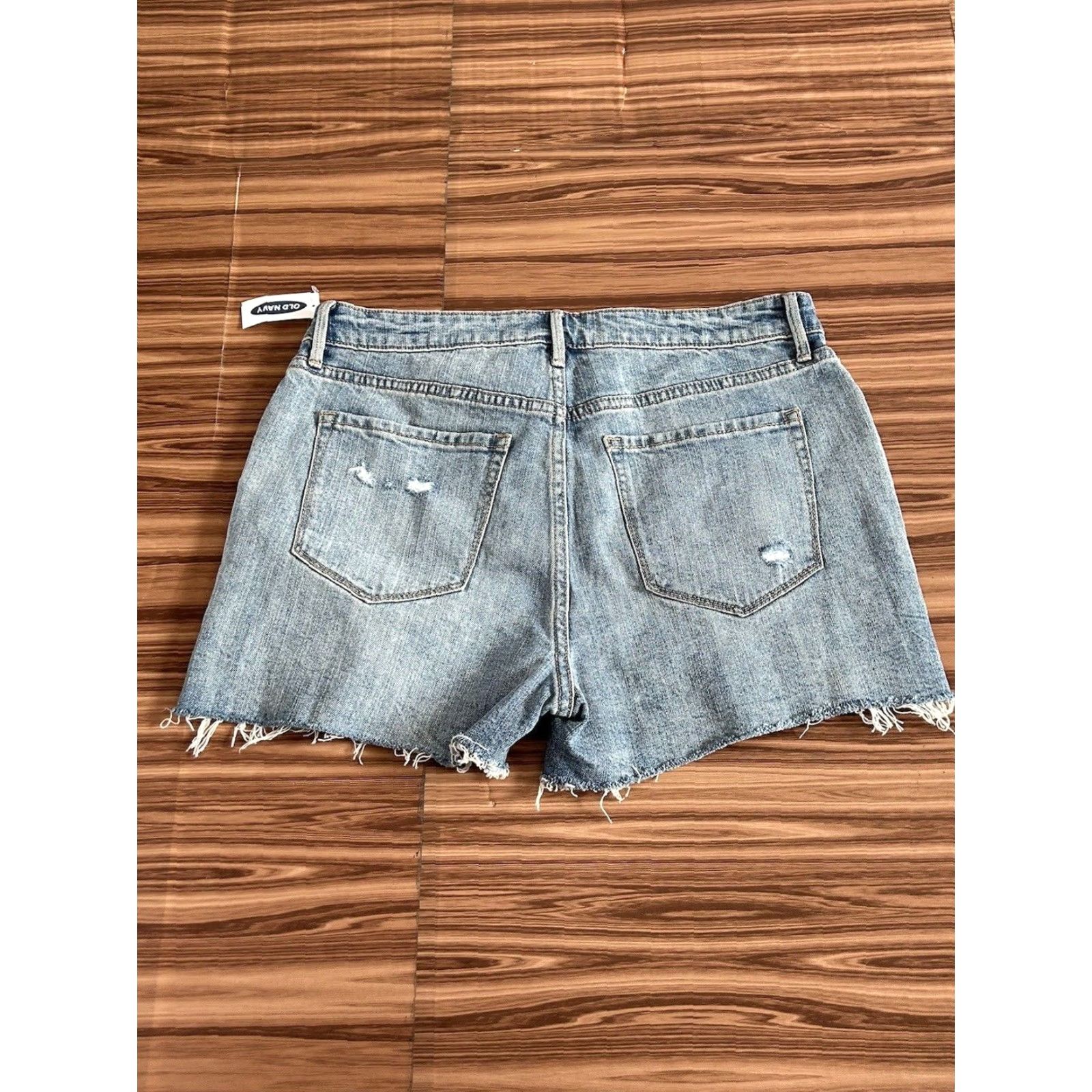 Old Navy NWT Old Navy Women's Denim Shorts High Rise Blue sz 10 Regular Fit Denim Shorts Women Blue 10 NWT Old Navy Denim High Rise Shorts Size 32" / US 10 / IT 46 - 2 Thumbnail