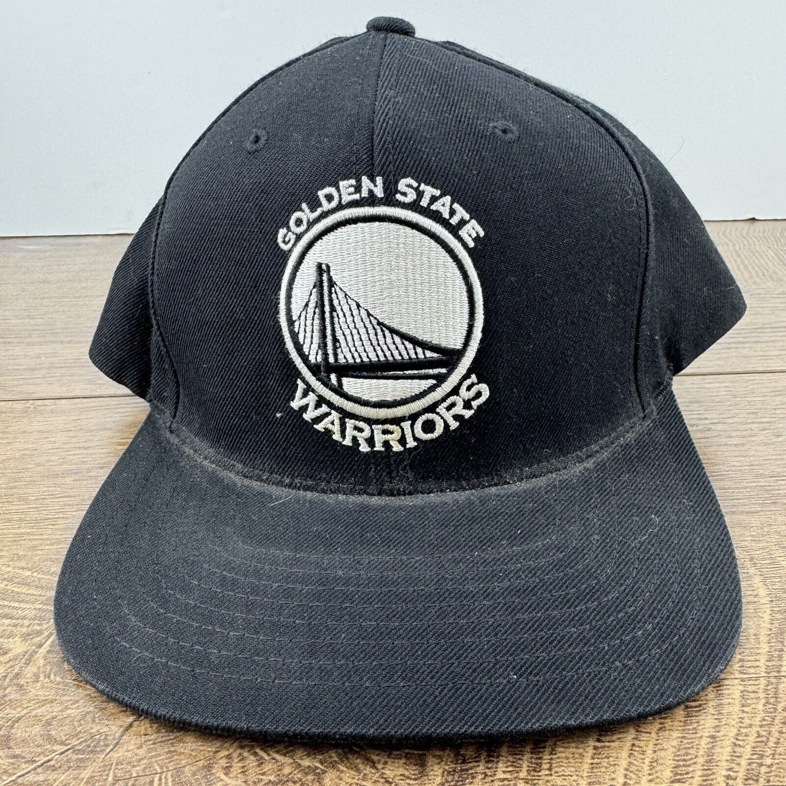 Mitchell & Ness Golden State Warriors Hat Snapback Black Hat Adjustable Mitc Size ONE SIZE - 2 Thumbnail