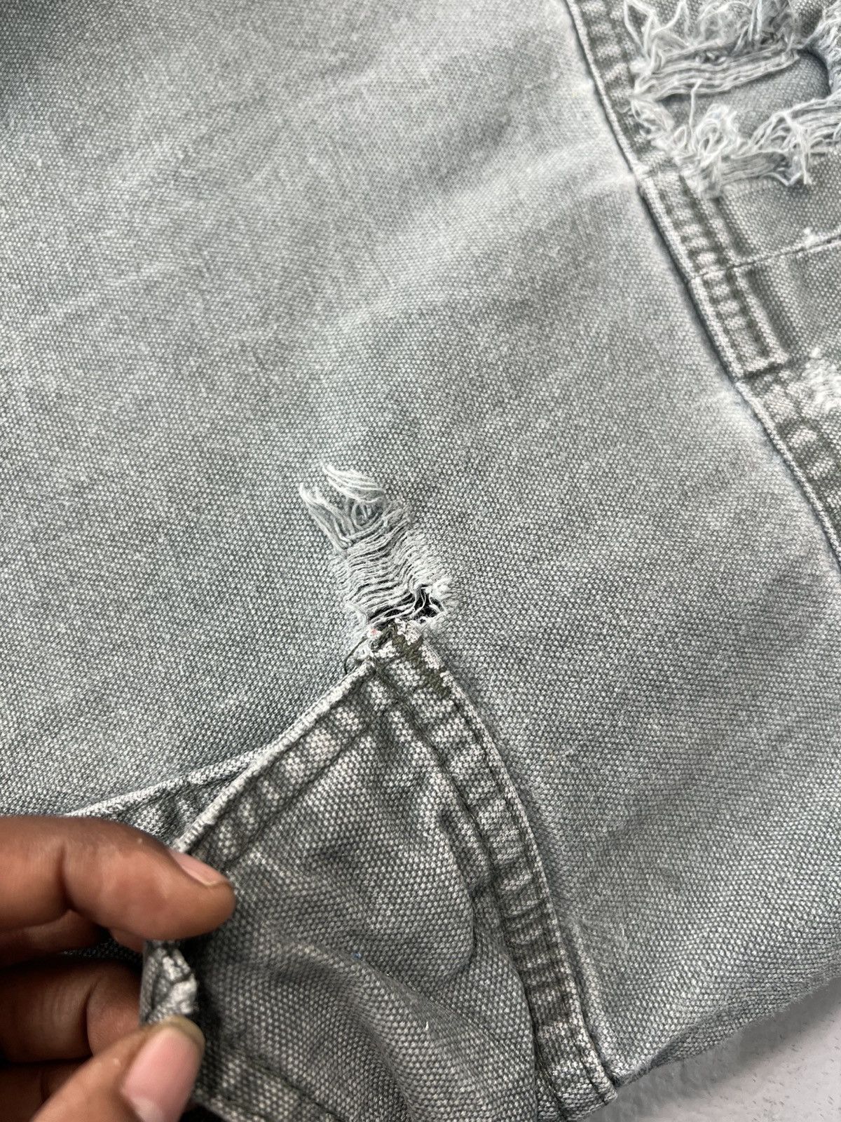 Carhartt Vintage carhartt B1140 damaged cargodenim Size US 38 / EU 54 - 9 Thumbnail