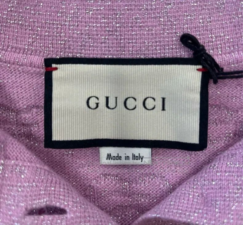 Gucci Gucci Pink GG old flower full logo knitted long sleeves Size S / US 4 / IT 40 - 3 Thumbnail