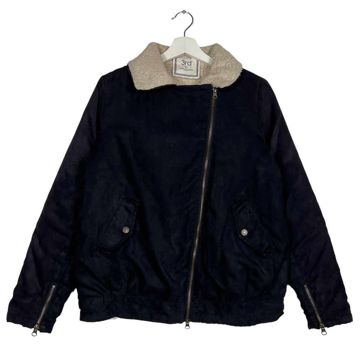 Vanquish 🔥 VANQUISH ASYMETRIC FAUX FUR LINING JACKET Size US S / EU 44-46 / 1 - 2 Thumbnail