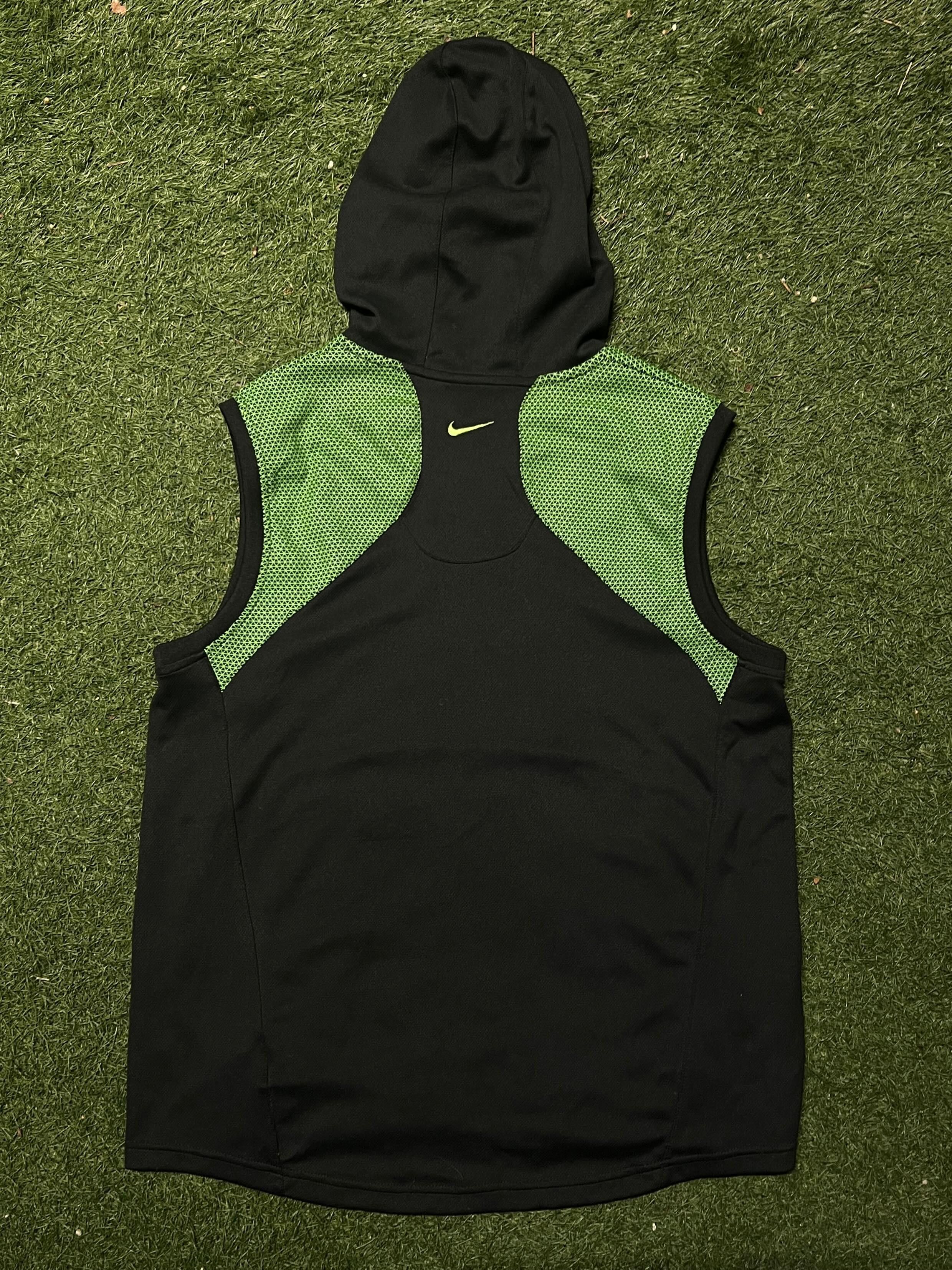 Nike Nike Shox Vintage Sleeveless 2000Hoodie Black Y2K Size US M / EU 48-50 / 2 - 3 Thumbnail