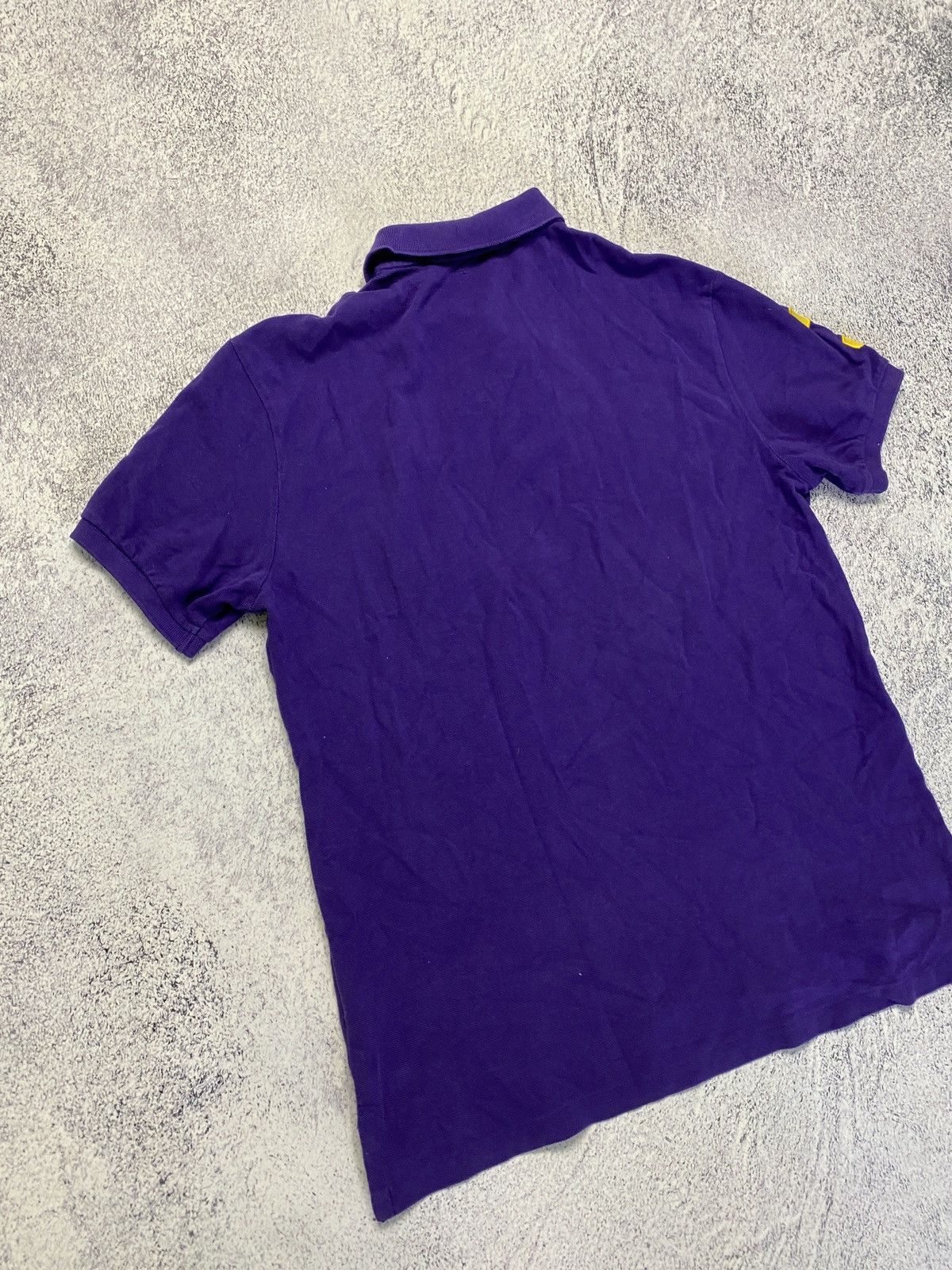 Polo Ralph Lauren Vintage Polo Ralph Lauren Big Pony #3 Rugby Shirt Purple Size US L / EU 52-54 / 3 - 7 Thumbnail