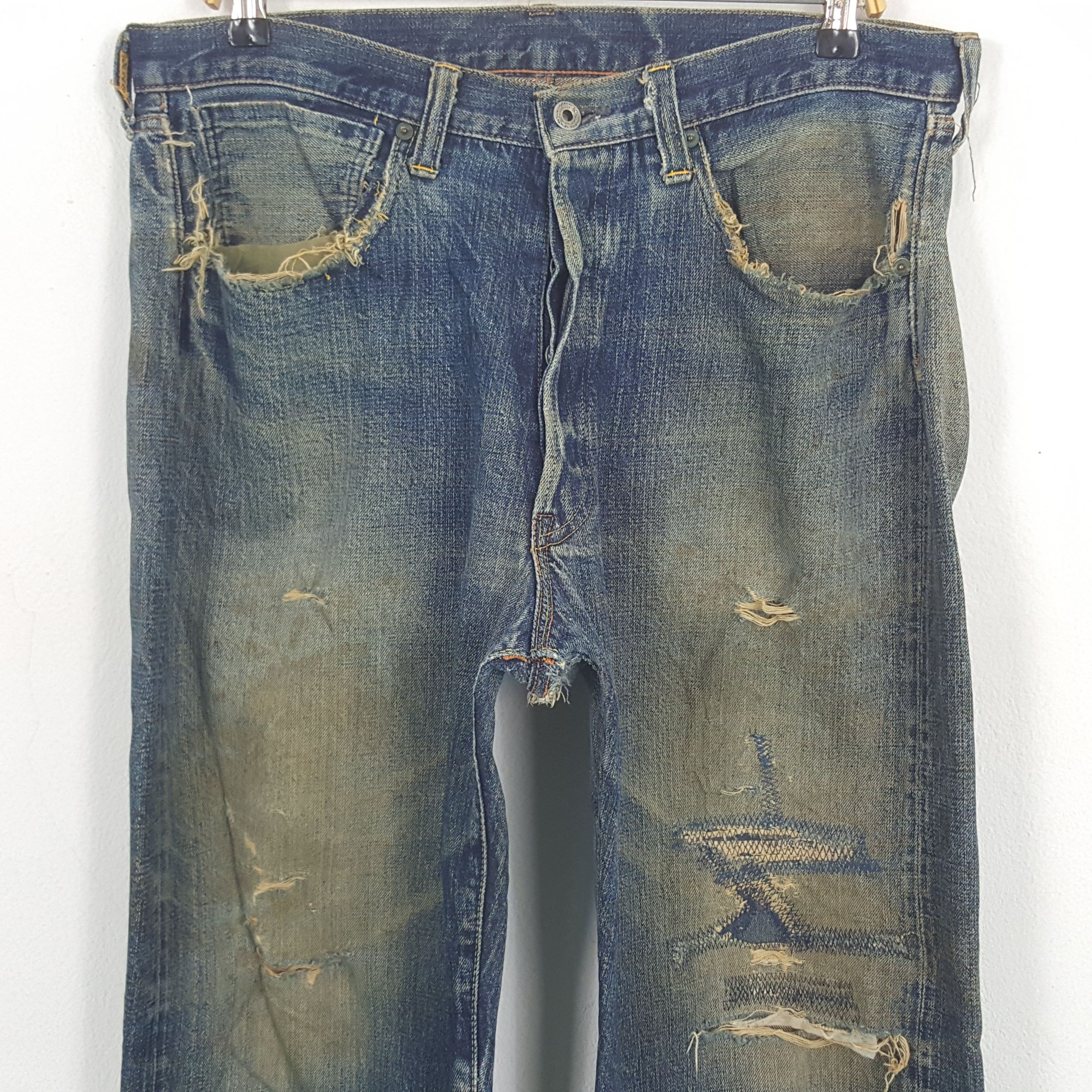 Japanese Brand × The Real McCoy's × Vintage Vintage McCoy's Selvedge Japanese Brand Denim Jeans Size US 35 - 2 Thumbnail