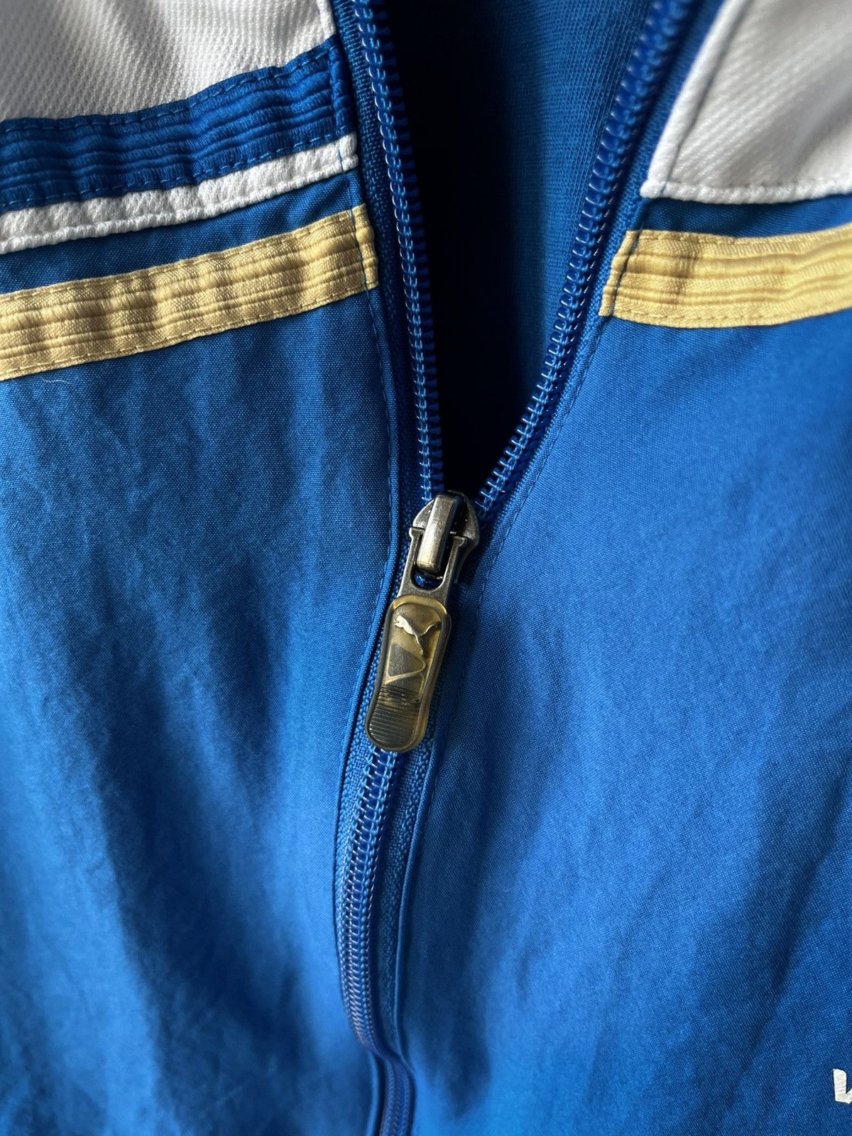 Puma Feyenoord Rotterdam FC Football Puma Blue Track Jacket M sz Size US M / EU 48-50 / 2 - 6 Thumbnail