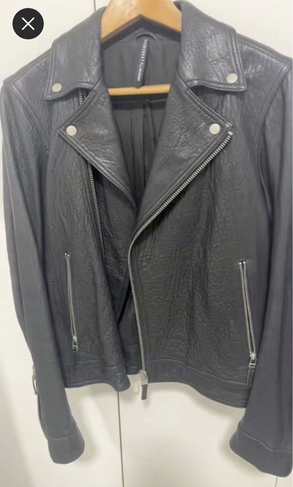 Black Barrett Black barrrett leather biker jacket Size US S / EU 44-46 / 1 - 1 Thumbnail