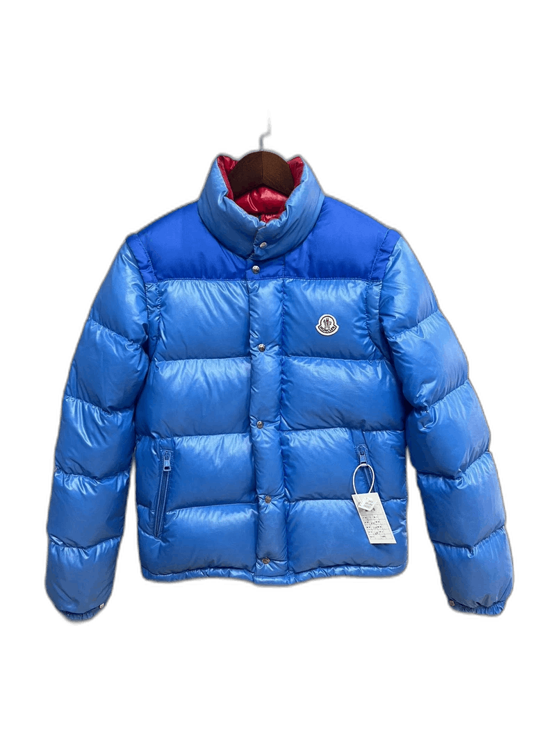 Moncler Moncler Blue Color Block Down Jacket Size US S / EU 44-46 / 1 - 1 Thumbnail
