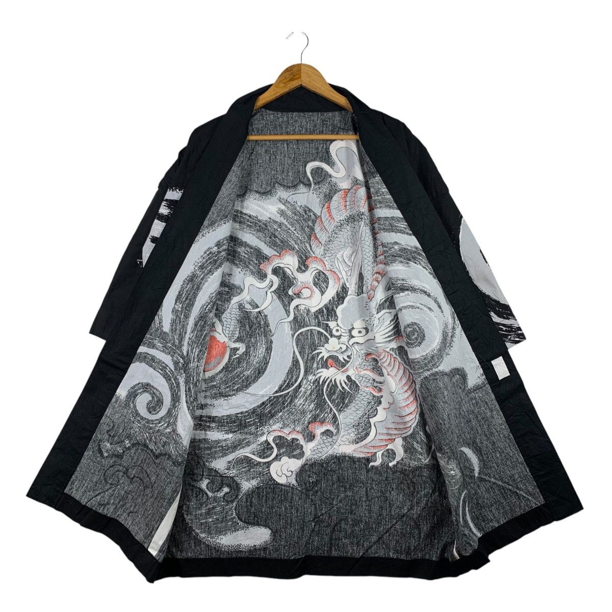 Vintage SUKAJAN Japan Dragon Print Souvenirs Kimono Coat Size US XXL / EU 58 / 5 - 4 Thumbnail