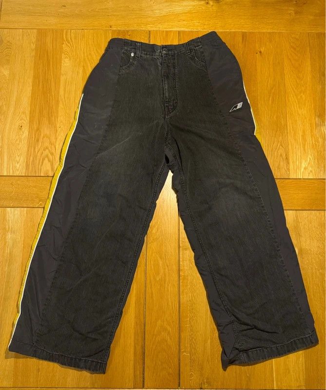 Balenciaga AMBUSH DENIM/NYLON TRACK PANTS BALENCIAGA VIBE Size US 31 - 1 Thumbnail
