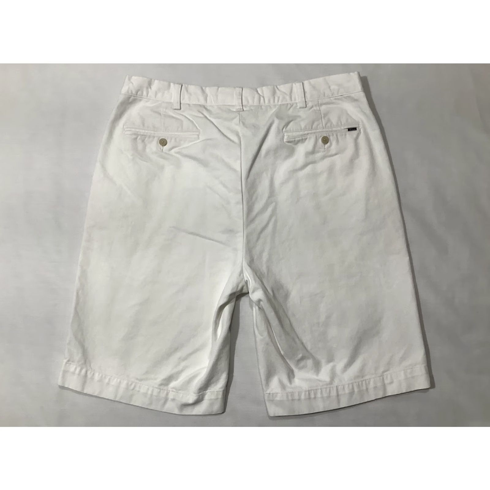 Polo Ralph Lauren Polo Ralph Lauren Shorts Mens 36 White Classic Chino Bermuda Flat Front Casual Summer Golf Resort Short Size US M / EU 48-50 / 2 - 5 Thumbnail